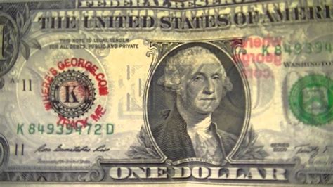 An uncut sheet of the new Series 2001 one dollar bill notes is stored Nov. . Wwwwheresgeorgecom 1 dollar bill